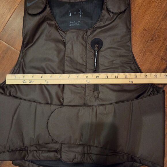 Travis Scott CACT.US CORP x Nike M NRG BH Vest Brown Men's Small DM1277-220 NWOT - Picture 6 of 9